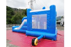 China School Frozen Anna Bounce House / Commercial Inflatable Combo Bouncy Castle Slide supplier