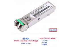 China 2.5G Dense Wavelength Gigabit Fiber Transceiver , Dwdm Sfp+ Transceivers supplier