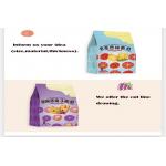 Custom Stand Up Zipper Cookies Packaging With Zipper Mylar Bags for sale