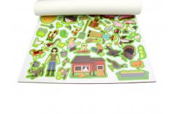 China Custom Sticker Book Printing , Fancy Self Adhesive Reusable Sticker Pad OEM supplier