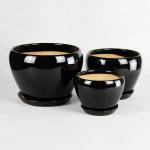 Durable And Versatile Ceramic Pots Glossy Finish For Living Room