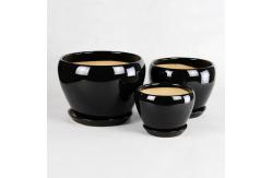 China Durable And Versatile Ceramic Pots Glossy Finish For Living Room supplier