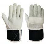 Hysafety A1 2019 Anti Vibration Work Gloves Reversed Cowgrain Leather Back for sale