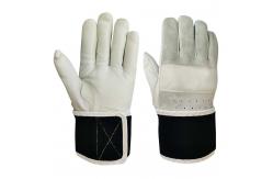 China Hysafety A1 2019 Anti Vibration Work Gloves Reversed Cowgrain Leather Back supplier