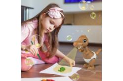 China Custom Cartoon Slide Projector LED Flashlight Projection Torch Lamp Children Toys supplier
