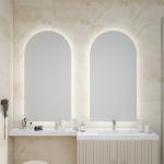 Frameless Smart LED Mirror Light with Anti Fog Touch Sensor and Adjustable Brightness Ideal for Modern Hotel Suites for sale