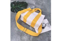 China Crossbody Collapsible 25cm Handle Lightweight Canvas Tote Bags supplier