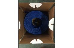 China High Frequency Ethernet CAT6 Network Cable With Polyethylene Cross Filler , Four Pairs supplier