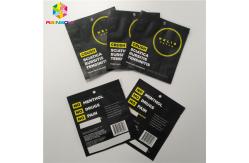 China Customized Foil Pouch Packaging Three Side Sealing Matte Black Surface Smell Proof supplier