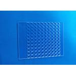 Bright Precision Glass Machining Long Lifespan Light Weight UV Transparency for sale