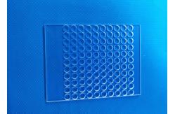 China Bright Precision Glass Machining Long Lifespan Light Weight UV Transparency supplier