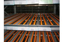 China Q235 Steel Carton Flow Racks Warehouse Storage Flow Through Racking supplier