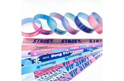 China 2026 Festival Party Event Glitter Laser Effect Paper Wristbands supplier