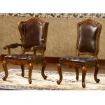 ISO14001 Antique Wooden Throne Chair Elegant Antique Upholstered Dining Chairs for sale
