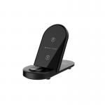 Qi 3 In1 15W 2.5D grass panel Foldable Wireless Charging Stand For 3 Devices for sale