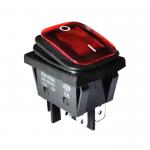 30A 250V Heavy Duty 6 Pin DPST IP67 Sealed Waterproof T125 Auto Boat Marine Toggle Rocker Switch With LED 12V 220V 30x22 for sale