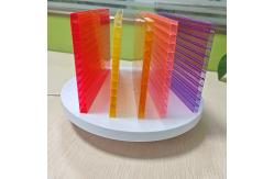 China Lightweight Impact-Resistant Purple Polycarbonate Hollow Sheet For Roofing Glazing Needs supplier