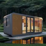 Apple Cabin Prefab Homes Modular House Apple Cabin Capsule House Sleeping Room Apple House With a Terrace for sale