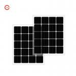 CE BIPV Monocrystalline PV Module Transparent Glass Monocrystalline Solar Panels for sale