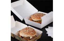 China Stackable custom burger box with ventilation holes eco-friendly and customizable packaging supplier