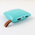 Blue Advertising Style Gift Power Bank Good Battery Quality 3000MAH for sale