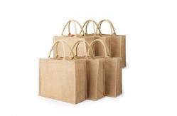 China Foldable Burlap Reusable Shopping Bags Multipurpose Practical supplier