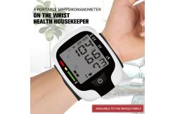 China Digital Automatic Home Rechargeable Wrist Blood Pressure Monitor BP Machine With Voice supplier
