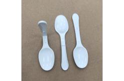 China Foldable Honey Transparent Plastic Small Honey Spoon For Frozen Yogurt supplier