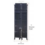 Bi Fold Industrial Steel Folding Security Gates , Warehouse Retractable Security Gate
