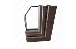 China Typhoon Resistant Balcony Push Pull Windows Aluminum System Broken Bridge Profile supplier