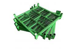 China Welded Steel Industrial Metal Stacking Rack Warehouse Stackable Metal Shelves supplier