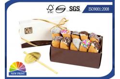 China Christmas Folding Carton Box For Food / Candy / Chocolate / Cake Packaging Boxes supplier