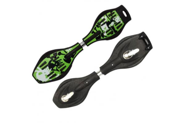 Cheap BEN10 green ABS caster board complete skateboards factory directly wholesale