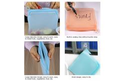 China FDA Hermetic Seal Microwave Safe Silicone Food Storage Bag supplier