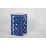Blue Modern Nesting Tables , Ergonomic Wooden Bedside Table 58 Cm Height