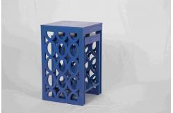 China Blue Modern Nesting Tables , Ergonomic Wooden Bedside Table 58 Cm Height supplier