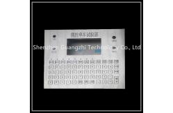 China Different Sizes Stainless Steel Keyboard Dust Proof With Customized Patterns supplier