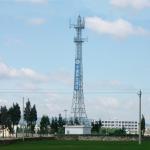 80m Q345B Steel Structure Tower For Communication for sale