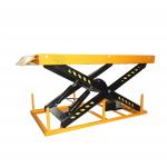 1500 Kg 10000 Lb Stationary Scissor Lift Table Forklift Truck Hydraulic Lifter Dock for sale
