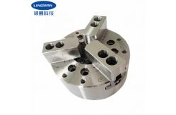 China Through Hole 3 Jaws CNC Machine Power  Hydraulic Lathe Chuck supplier