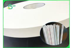 China 28GSM 30MM 39MM Good Runnability Straw Wrapping Paper For Wrapping Straws supplier