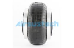China Replace W01-358-0112 Firestone Air Bags Single Convolution Rubber With Flange Ring supplier