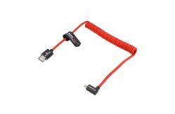 China Alvin's 8K Right Angle Micro HDMI Cable Coiled 48Gbps supplier