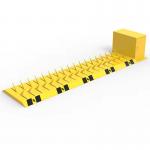 Heavy Duty Structure Galvanized Steel And Yellow-Black Painted Surface Mount Electromechanical Tyre Killer for sale