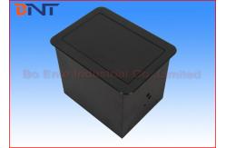 China Black Video Desktop Pop Up Plug Socket For Luxury Conference Table supplier