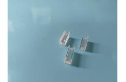 China 10x5x4mm Rectangular Groove Quartz Base Precision Milled Slot For Optical Component Positioning supplier