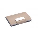 Debossing Personalized Business Card Holder Zinc Alloy Metal Business Card Holder for sale