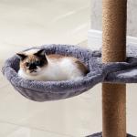 Custom Wooden Cat Climbing Tree with Modern Luxury Design and Scratching Post Tower