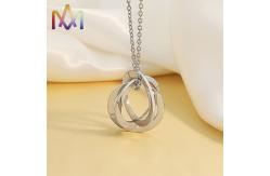 China 55CM Chain Russian Ring Engraved Name Necklace supplier