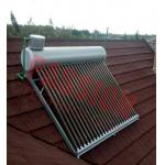 CE Approved Vacuum Tube Solar Water Heater Open Loop with Assistant Tank for sale